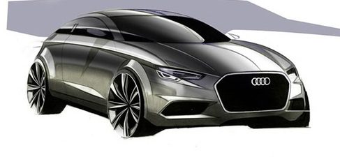 Boceto filtrado del audi a3
