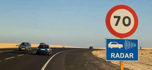 Radar en carretera