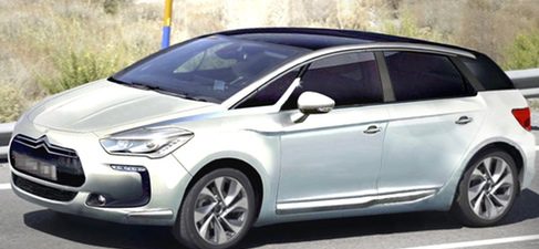 Boceto del Citroen DS 5