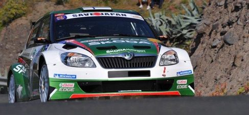 Hanninen en el rally de Canarias