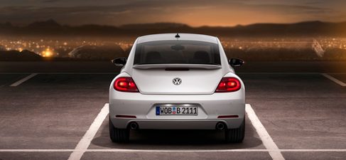 Trasera del Volkswagen Beetle 2011
