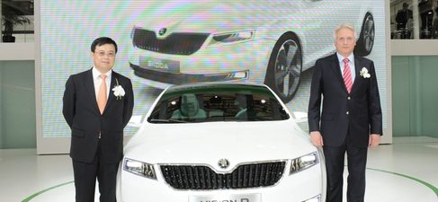 Skoda en el Salón de Shangai