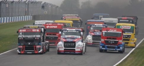 Carrera camiones en Donington