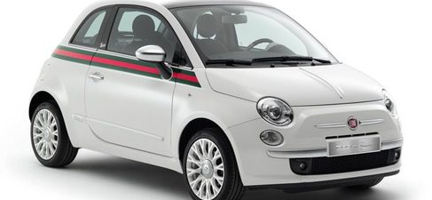 Fiat 500 blanco serie Gucci