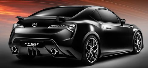 Parte trasera del Toyota FT-86