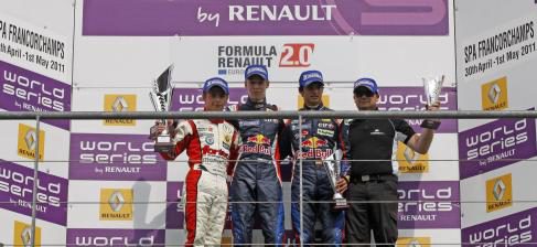 Podio 2ª carrera