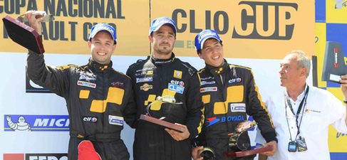 Podium Jarama Clio Cup