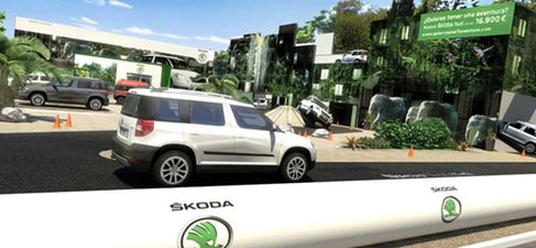 Circuito Skoda en el Salón del Automóvil de Barcelona