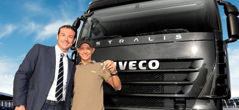 Presentación del Iveco Stralis con Rossi