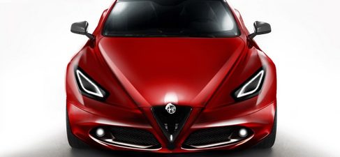 Frontal Alfa Romeo Giulia 2011