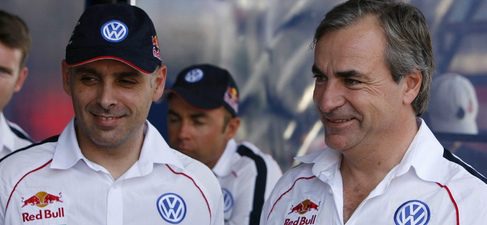 Carlos Sainz con Kris Niessen