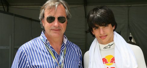 Carlos Sainz y su hijo Carlos Sainz jr