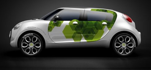 el prototipo ecológico de Citroen, el Cactus