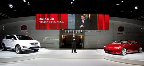 Presentación de SEAT en el Salón de Barcelona del Automóvil 2011