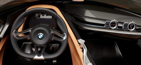 Vista del interior del BMW 328