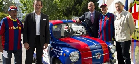 Sandro Rosell apoya a los dos socios del Barça que viajarán a Londres en Seiscientos