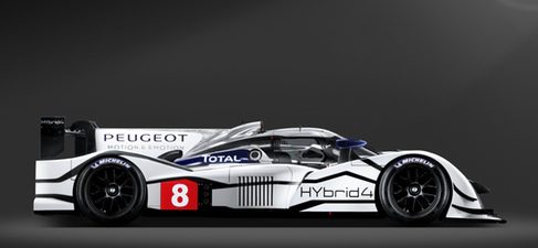El coche de Peugeot en las 24 Horas de Le Mans