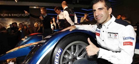 Marc Gené con el equipo Peugeot Sport