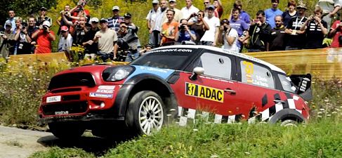 Dani Sordo en Alemania con el Mini