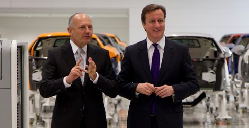 Ron Dennis y David Cameron