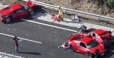 accidente Ferrari