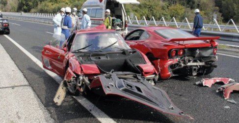 accidente Ferrari