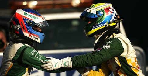 Valtteri Bottas y James Calado