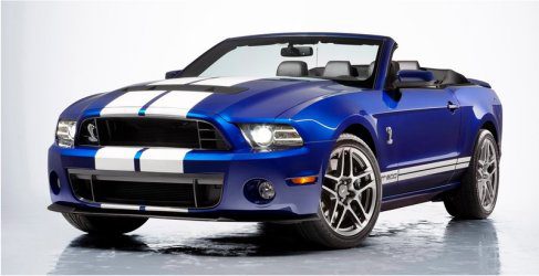 Ford Mustang Shelby GT 500 convertible 2013