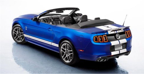 Ford Mustang Shelby GT 500 convertible 2013