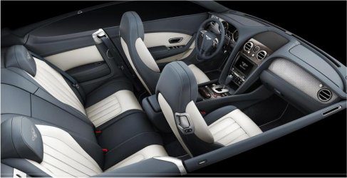 Bentley Continental GT V8 interior
