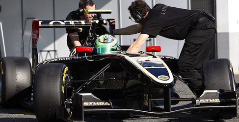 Conor Daly boxes LotusGP