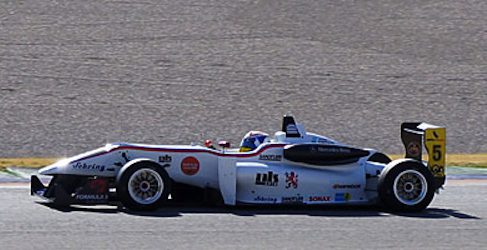 Felix Rosenqvist con Mückle en Cheste