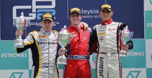 Podio Malasia GP2 2012
