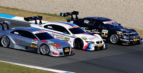 Los tres coches que competirán en 2012