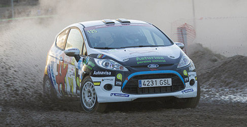 Angel Paniceres en el Rally de Lorca