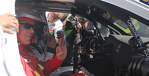 Sebastien Loeb con el Príncipe Alberto
