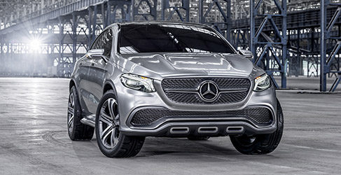 Mercedes Concept Coupé SUV Frontal