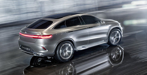 Mercedes Concept Coupé SUV Trasera