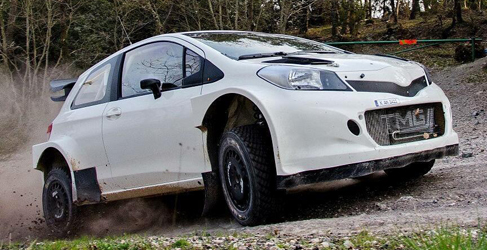 yaris wrc test tierra