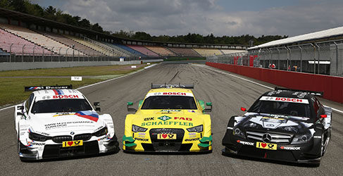 Audi, Mercedes y BMW en el DTM