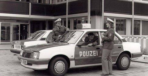 Opel Ascona Polizei