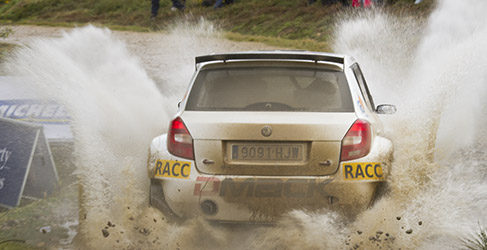 Nil Solans en el Rally de Curtis