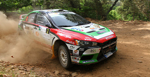 Benito Guerra comenzaba el rally con fuerza