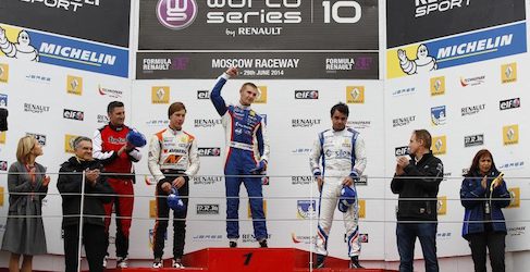Sergey Sirotkin en el podio