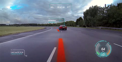 Jaguar Virtual Windscreen