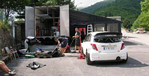 toyota test asfalto