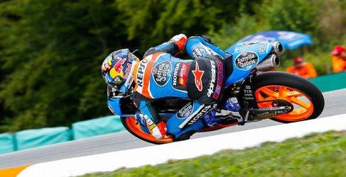 Warm up moto3 brno