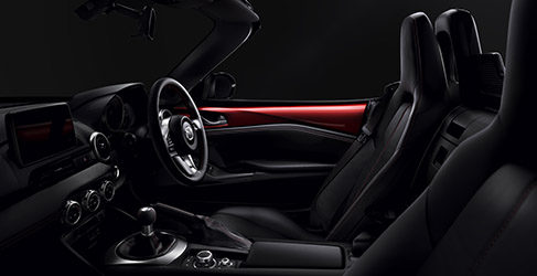 Algunas muestras de como es el interior del Mazda MX-5