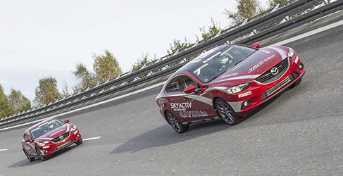 Mazda 6 20 records de velocidad