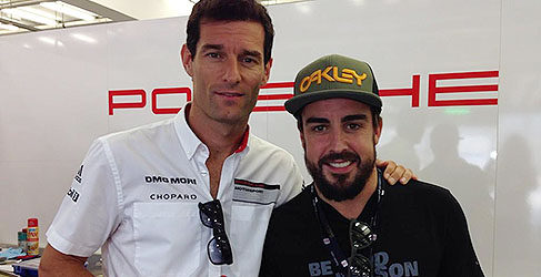 Fernando Alonso y Mark Webber